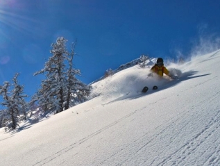 The ski resort